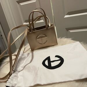 Telfar Small Shopping Bag - Gold